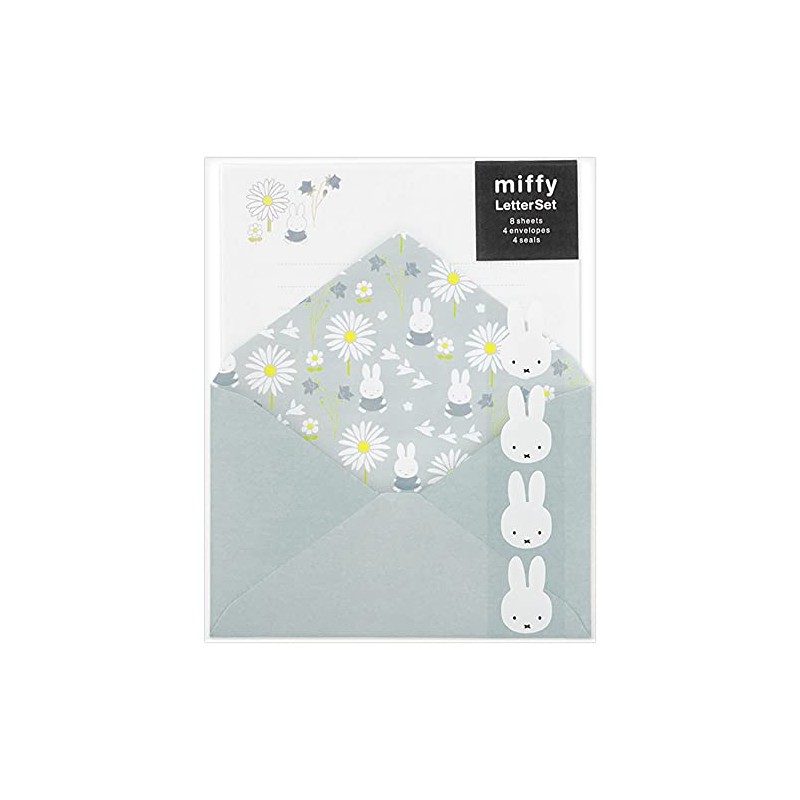 Les - MY6B Letter Set - Miffy Flower/Blue (A-8) 8