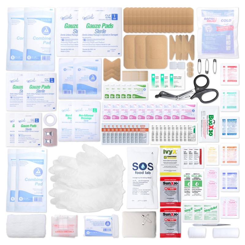 MFASCO Marine Emergency First Aid Kit - Waterproof Plano Case,