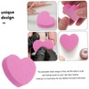 Outanaya 50pcs Heart-shaped Sponge Nail Files Dual-sided Nail Grinding Tools