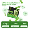TIAN HU SHAN Matcha Green Tea Sticks, Portable Matcha Powder