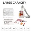 CLUCI Clear Bag for Stadium Events, Clear Crossbody Bag Purses