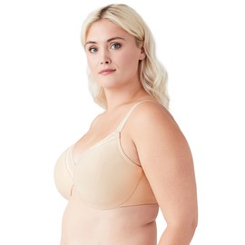 Wacoal Women's Plus Size Perfect Primer Front Close Underwire Bra, Sand, 36C