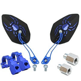 Nakazawa Bike Mirrors Handlebar Rearview Mirror, Bicycle Mirrors for Handlebars 2 Packs, Bicycle Mirrors for Electric Bike, Mountain Bike, Off-Road Bike