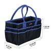 Jjring Fundamental Organizer 600D Nylon Artist Tote Bag, Blue Edge