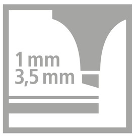 Stabilo 1 - 4 mm Flash Neon Highlighter - Yellow