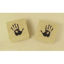 P87 Hand Prints Rubber Stamps