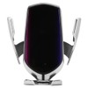 R1 10W Automatic Clamping Car Wireless Charger Silver(For IOS Interface