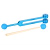 136.1HZ Aluminum Alloy Tuning Fork Wood Hammer Ball Sound Healing