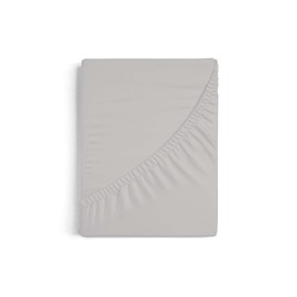 Burrito Blanco | Fitted Sheet | Bed 150 cm 100% Cotton | Design A8 | Grey (150 x 190/200 cm.)