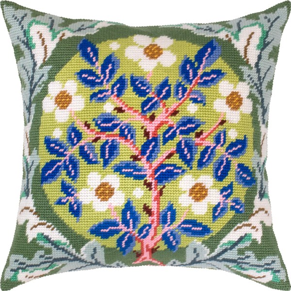 Brvsk Stamped Cross-Stitch Kit for Adults and Beginners — Rose