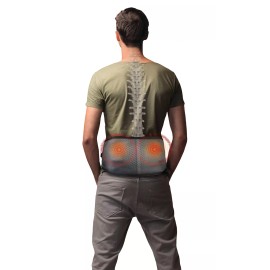Hy-Impact FIVECATCH Hy-Impact Heated Massage Belt w/Air Pressure for Back Pain 3 Speed,...