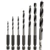 Makita D-62371 Wood Drill Bit Set 7-Piece Wood Twist Drill