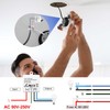 QIACHIP 220 V 230 V Wireless Light Switch, 433 MHz