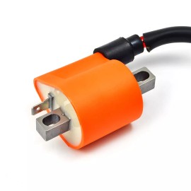 MOTO1988 Ignition Coil & Spark Plug for Yamaha 1989-2004 Warrior 350 YFM350 YFM350X ATV