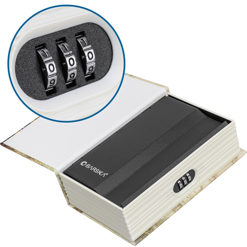 Barska Paris Book Lock Box with Combination Lock