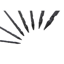 Taytools 467900 French Gimlet 7 Piece Set 2, 2.5, 3, 3.5, 4, 4.5 and 5 mm Boring Drill Tool for Pilot Holes Screw Tip Auger Shafts