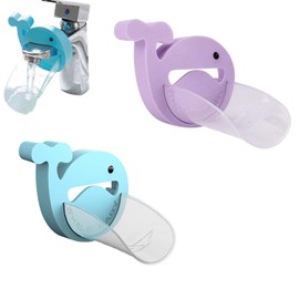 Norhogo Children's Tap Extender, Kitchen Tap Extender, Children's Tap Extender for Child Hand Wash, Water Nozzle Extender, Kitchen, Bathroom (Blue/Purple)