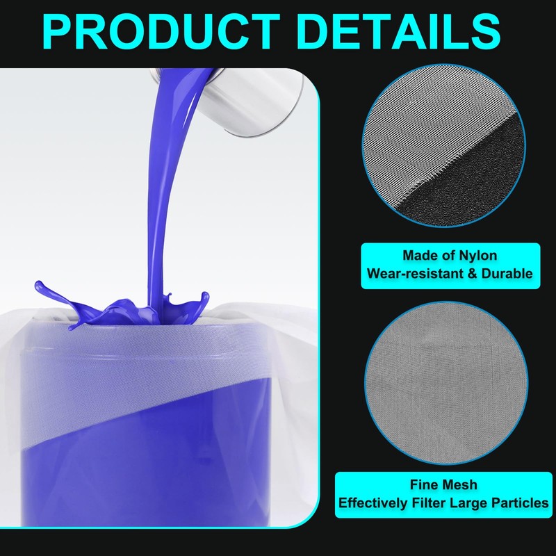 sourcing map 80 Mesh Paint Nylon Mesh Filter Woven Net