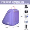 Skate Bag for Ice, Inline, Roller & Quad Skates,Unisex