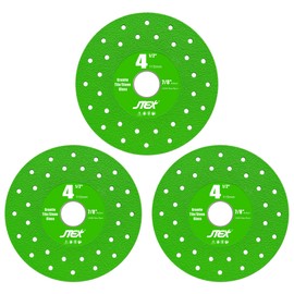 JTEX 4-1/2" Rock Slab Grinding Disc for Angle Grinder, 7/8" Arbor, Ultra-Thin (3-Pack)