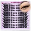 EYDEVRO Fairy Lash Clusters Natural Wispy Cluster Eyelash Extensions LC