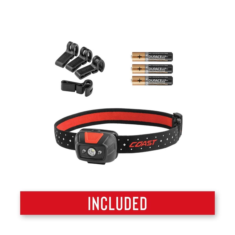 Coast® FL19 365 Lumen Dual Color (White & Red) LED