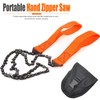 Pocket Chainsaw 26in Tree Limb Hand Rope Chain Saw 11