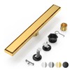 DLONE Linear Shower Drain | 32" AISI 304 Stainless Steel