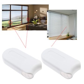 Be In Your Mind 4 Pieces Cord Weight Replacement Chain Weights for Vertical Blinds Roller Blinds Window Shutter White Plastic Safety Handle Tensioning Device Blinds Accessories
