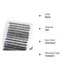 B&Q Individual Eyelash Clusters 280Pcs D Curl 30D 40D Lashes