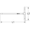 KS Tools 158.5110 3 Way T-handle hex key wrench 10