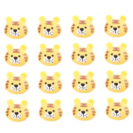 FOMIYES 60pcs Tiger Nail Art Decals Creative Cartoon Nail Stickers for Festive Manicure Decor for Year Celebrations and Art Projects