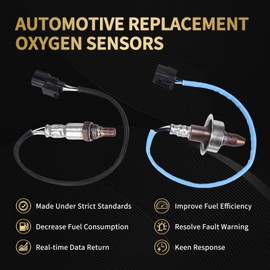 AXINMOTOO Oxygen O2 Sensor 234-9119 234-4350 Upstream Downstream Replacement for Acura ILX L4 2.0L 2013 2014, for Honda Civic L4 1.8L 2012 2013 2014 2015 36531R1AA01 36532RNAA01 2PCS