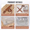 HappyPicnic Picnic Basket Set for 2 - Wicker Picnic Basket