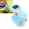 Kids Microscope with 8 LEDs IPS Eye Protection Screen 100X‑800X
