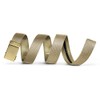 Mission Belt Men's Ratchet Belt - 40mm Gold Buckle/Tan Nylon