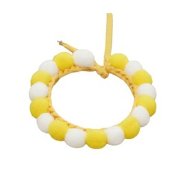 Knit Pet Collar, Pet Collar, Cute, Knit Flower, Necklace Accessory, For Cats, Cute, Flowers, SNS Flattering, Cute, For Pets, Neck Circumference 5.5 - 7.9 inches (14 - 20 cm), Soft and Lightly Knitted