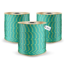 20m green polypropylene rope poly cord 2mm