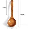Wooden Ladle. Long Handle Ladle Utensils for Soup.Handmade for Kitchen