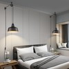 TENGIANTS Plug in Pendant Light, Farmhouse Hanging Lights with Plug