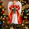 Christmas Angel Tree Topper with LED Light | 12” Christmas