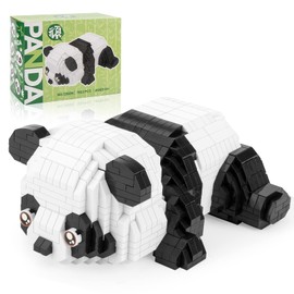 QLT QIAOLETONG - Juego de bloques de construcción de animales Mirco para bolsas de regalos, recuerdos de fiesta para niños de 12 + 14 +, 1163 piezas, pequeño juego de ladrillos de juguete de