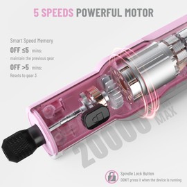 Katerk Mini Cordless Rotary Tool, 5-Speed Rotary Tool Kit, 5000-20000RPM & 70 Accessories, Multi-Purpose 3.7V Power Rotary Tool for Sanding, Engraving, Polishing, Drilling, 3D Printing, DIY Crafts