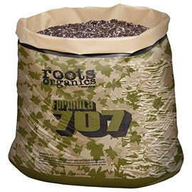 Aurora Innovations Roots Organic Formula 3 Cubic Feet 707 Growing Mix Peat, Compost, Coco Lawn Garden Large Container Water Retention Potting Soil in 30 Gallon Grow Bag