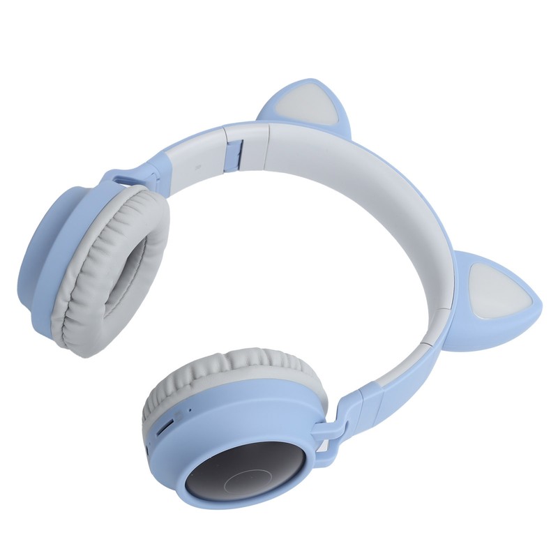 Cat Ear Headphone 3D LED Light Wireless Bluetooth 5.0 Foldable
