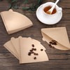 200 PCS Coffee Filter Papers, Natural Brown Disposable Coffee Filter