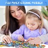 FORMIZON Children's Puzzle 128 Pieces Animal Puzzle Pieces (Universe)