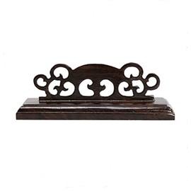 Rluii Display Holder Chinese Fan Decorative Stand Handy Fan Display Holder Wood Folding Fan Stand Holder/Sturdy Display Base/Large Hand Japanese Fan Holder By