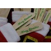 Disposable Wooden Spoons with Merry Christmas Print - 24 pack