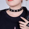JJDreams Choker Gothic Star Collar Women's Butterfly Choker Leather Black